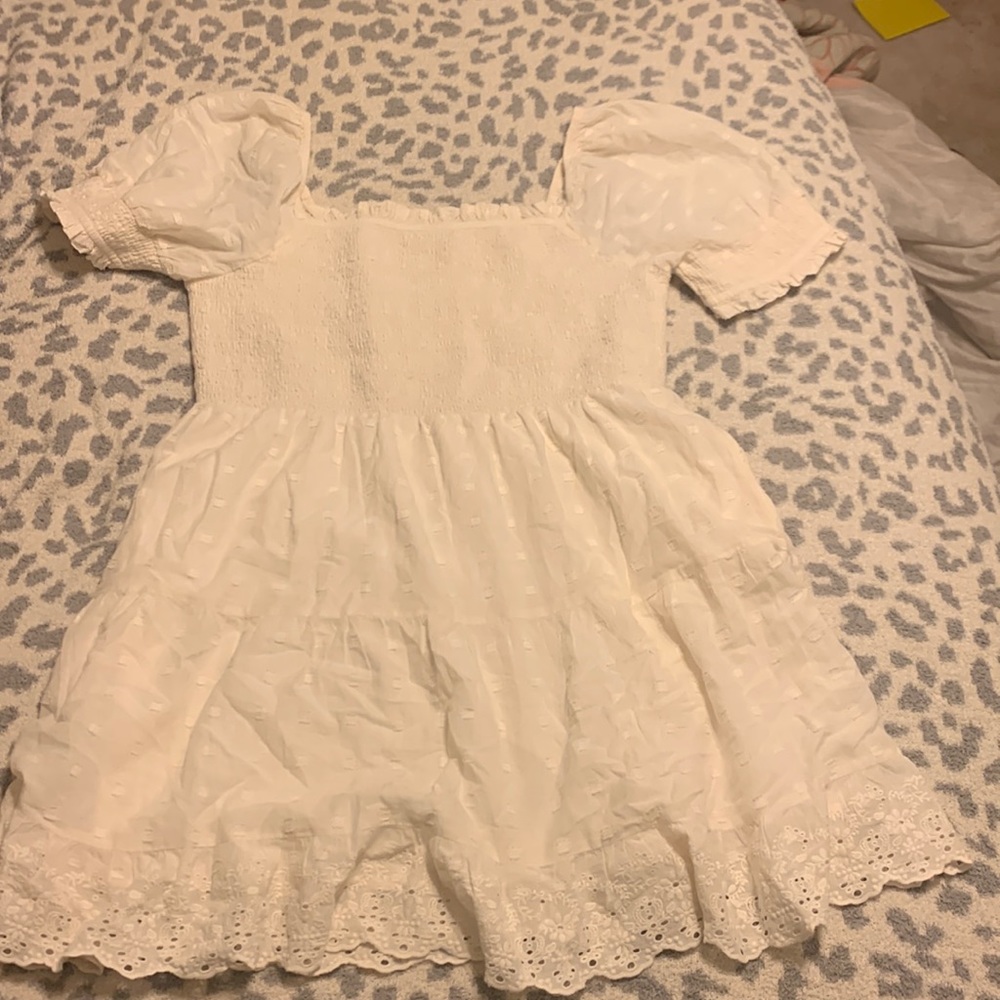 beige american eagle dress